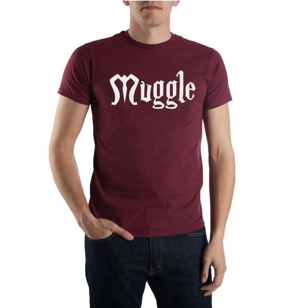 Harry Potter:  “MUGGLE” short sleeve tee/t-shirt - Size M/L